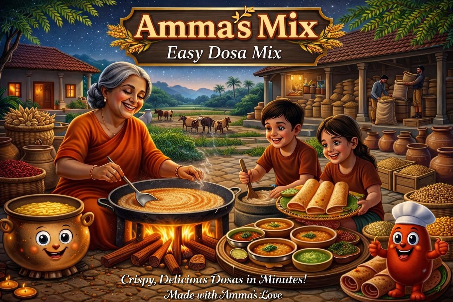 Health Mix Dosa